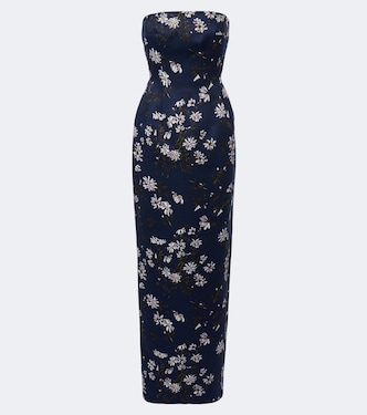 Laelia floral bustier gown | Emilia Wickstead