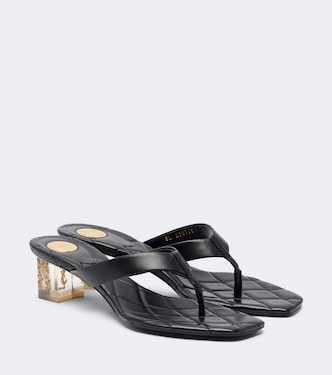 Sandalias Sip Cassandre de piel | Saint Laurent