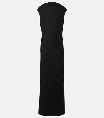 Robe longue Monili en laine mélangée | Brunello Cucinelli