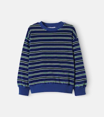 Striped cotton velvet sweatshirt | Emile et Ida