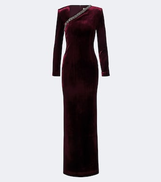 Embellished velvet gown | Roland Mouret