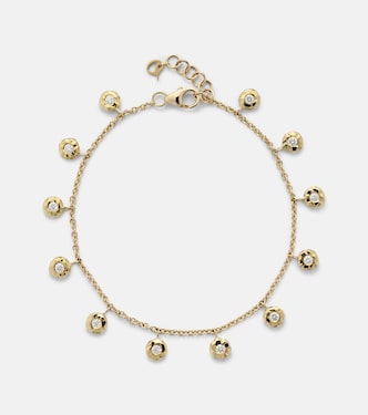 Nesting Gem 18kt gold bracelet with diamonds | Octavia Elizabeth