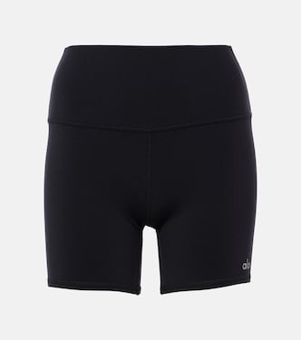 Airbrush high-rise biker shorts | Alo Yoga