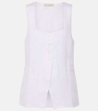 Maya linen vest | Faithfull