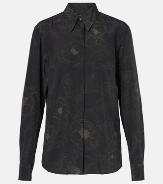 Floral silk shirt | Dries Van Noten