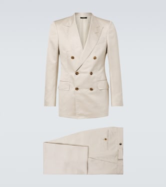 Silk and linen twill suit | Tom Ford