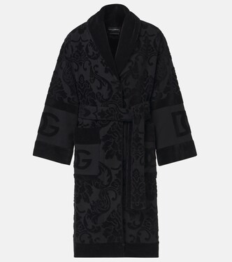DG cotton terry bathrobe | Dolce&Gabbana Casa
