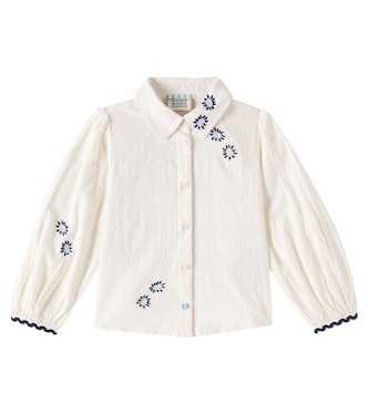 Embroidered cotton shirt | Scotch & Soda Kids