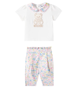 Baby Set Teddy Bear aus Top und Hose | Moschino Kids