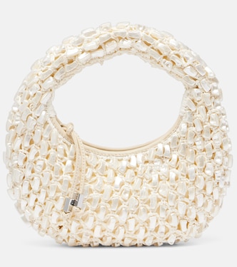 Reef crochet embellished shoulder bag | Staud