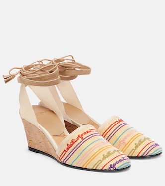 La Cruisette 75 espadrille wedges | Valentino Garavani