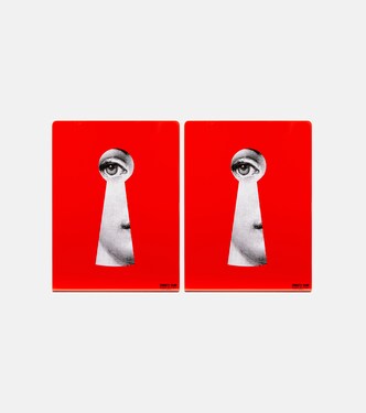 Serratura metal bookends | Fornasetti