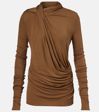 Draped jersey top | Entire Studios