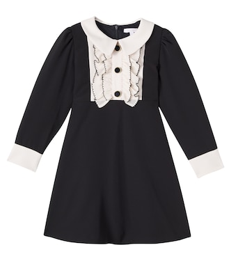 Ruffled crêpe dress | Patachou