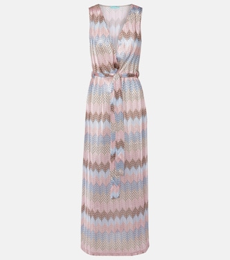 Bria belted knitted maxi dress | Melissa Odabash