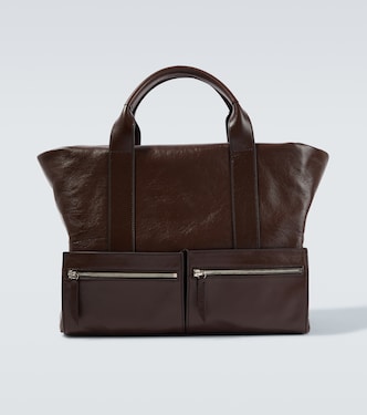 Racer 40 leather duffel bag | Métier