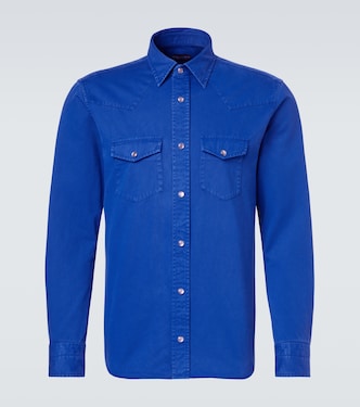 Cotton twill Western shirt | Tom Ford