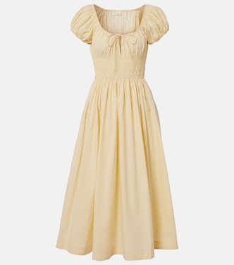 Quinn cotton poplin midi dress | Dôen