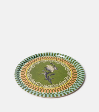 Nymph Bloom floral birch tray | La DoubleJ