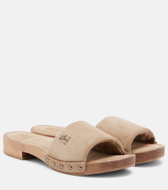 Suede clogs | Brunello Cucinelli
