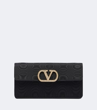 VLogo Mini moire clutch | Valentino Garavani