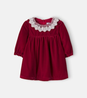 Baby – Abito in velluto con pizzo | Tartine et Chocolat