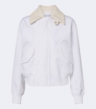 Intrecciato cotton blouson jacket | Bottega Veneta