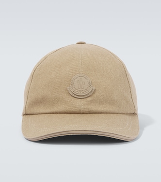 Logo cotton baseball cap | Moncler