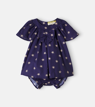 Baby printed cotton top and bloomers set | Fábula