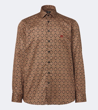 Printed cotton poplin shirt | Etro