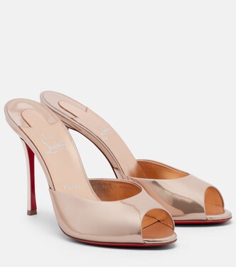 Me Dolly laminated leather mules | Christian Louboutin