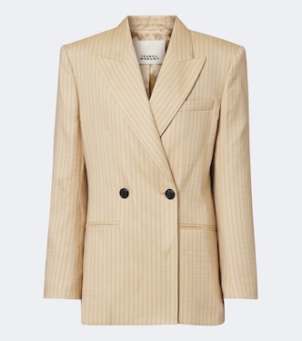Ranya pinstripe wool-blend blazer | Isabel Marant