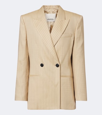 Ranya pinstripe wool-blend blazer | Isabel Marant