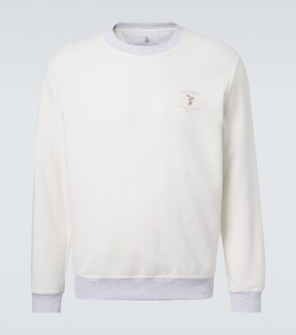 Cotton jersey sweatshirt | Brunello Cucinelli