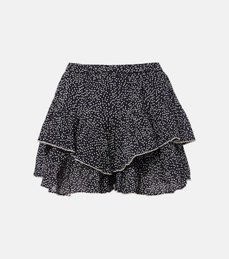 Jocadia polka-dot ruffled cotton shorts | Marant Etoile