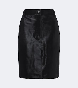 Debi calf hair midi skirt | Loulou de Saison