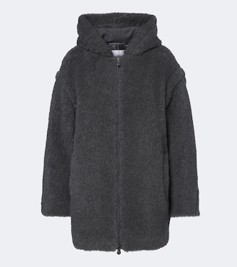 Hooded wool, alpaca, and silk coat | Max Mara