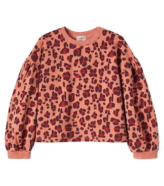 Elia leopard-print cotton-blend sweatshirt | Cozmo