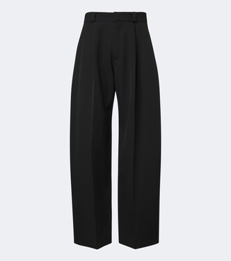 Wool twill barrel-leg pants | Balenciaga