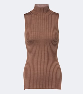 Karla wool and silk turtleneck top | Khaite