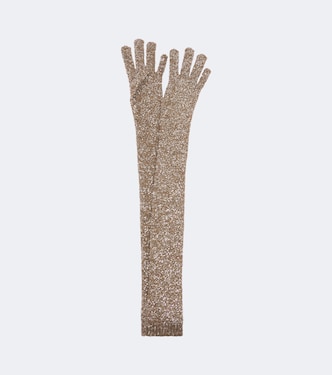 Sequined gloves | Brunello Cucinelli