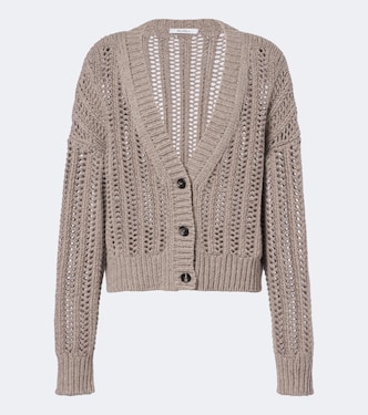 Open-knit cashmere cardigan | Max Mara