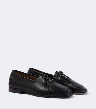 Gino leather lace-up shoes | Bottega Veneta