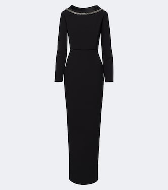 Embellished crêpe gown | Roland Mouret