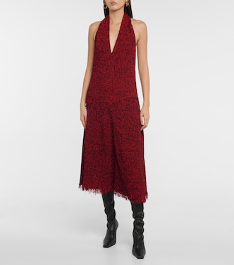 Crocheted halterneck midi dress in black - Proenza Schouler | Mytheresa Crocheted halterneck midi dress in black - Proenza Schouler | Mytheresa