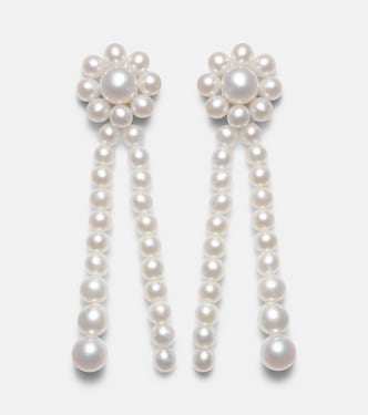 Boucles d’oreilles Walk de Fleur en or 14 ct et perles d’eau douce | Sophie Bille Brahe