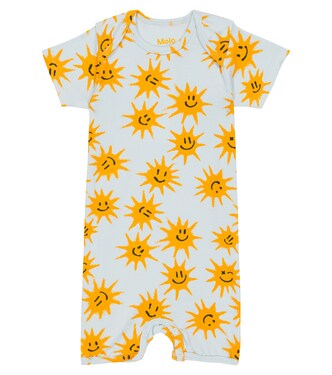 Baby Free printed cotton playsuit | Molo