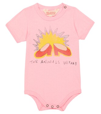 Baby Chimpanzee printed cotton bodysuit | The Animals Observatory