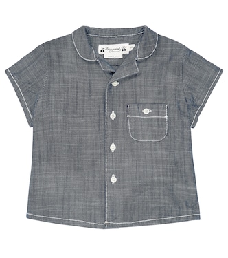 Baby Hemd Gerald aus Baumwoll-Chambray | Bonpoint