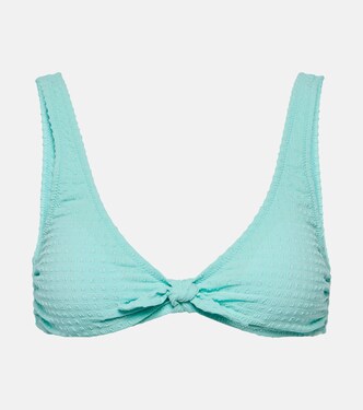 Great Thatch bow-detail bikini top  | Heidi Klein